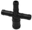 1/2" x 3/4" Hose Barb Cross