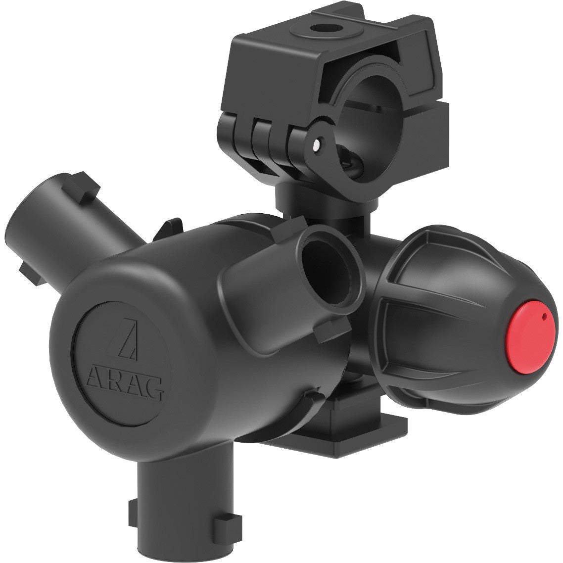Arag 1/2" Compact Jet 3-Way Nozzle Body for Dry Booms - Hose Fittings Sold Separately-WAY COMP.JET D1/2" DRY-BOOMS