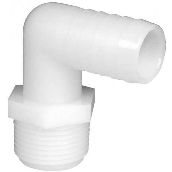 3/8" FNPT x 1/4" HB Nylon Elbow