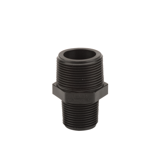 1-1/4" x 1" Poly Reducing Nipple