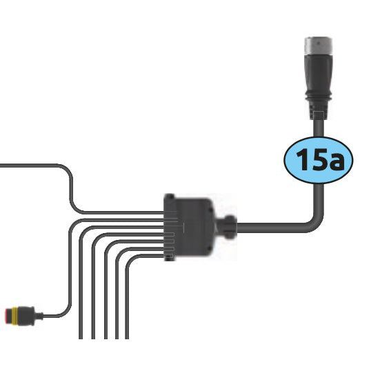 Arag 2 Section Valve and Sensor End Cable Brave 180S - 2W 4MT
