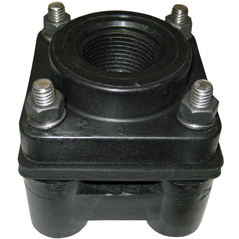 2" x 2" Threaded "Bottom Drain" EPDM Tank Flange