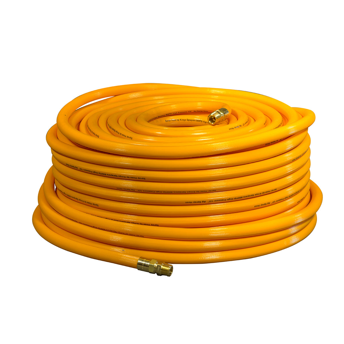 garden hose power sprayer 1/2" ID 800 psi 300' Roll w/ Fittings Installed – Sprayer Depot