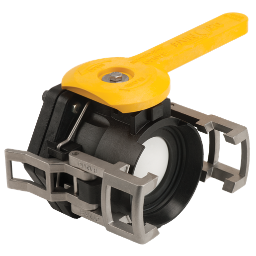 3" Poly Dry-Mate Full Port Female X 3" Female NPT Threads With FKM Seals