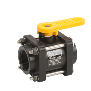1-1/4" Standard Port Poly Ball Valve