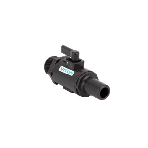 3/4" Hose Barb x 3/4" Male NPT Poly Micro Valve