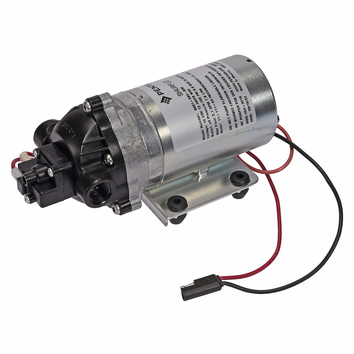 8001-594-839 High Pressure 12VDC Pump (2.2 gpm, 100 psi)