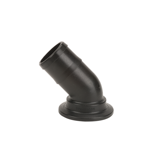 2" Full Port Flange X 2" 45° Hose Barb Elbow