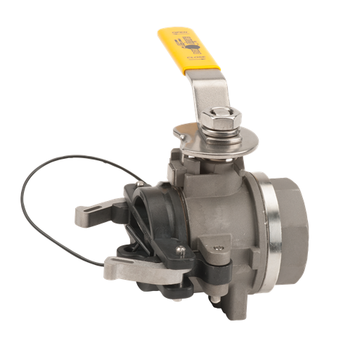 2" Stainless Steel Standard Port Male X FPT NPT With PTFE Seals