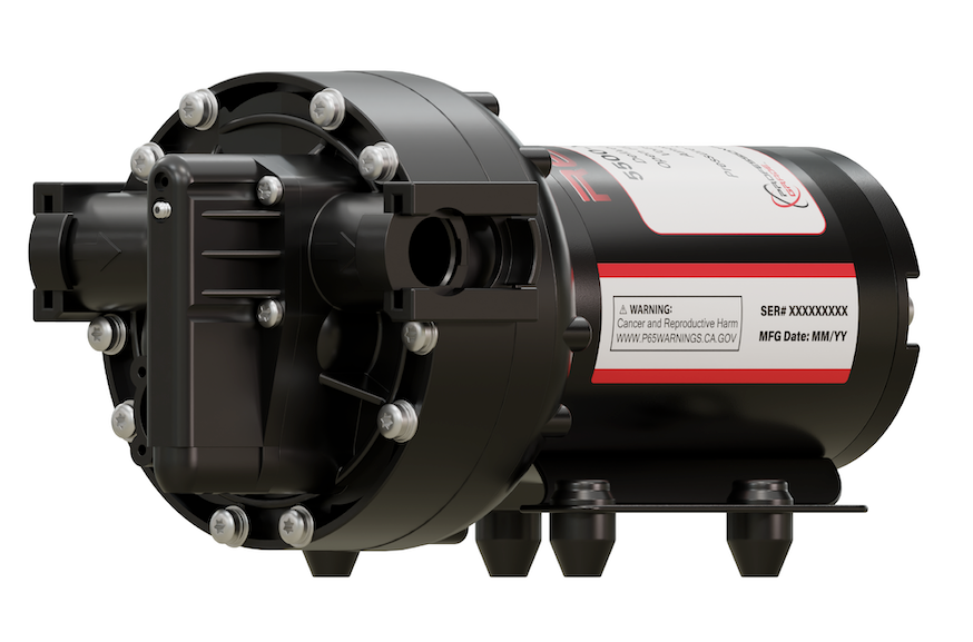 Remco 5517-1E1-82B Electric Diaphragm Pump (5.3GPM/60SPI, Demand)