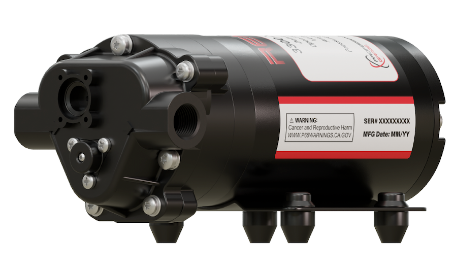 Remco 3321-2E1-82B Electric Diaphragm Pump (1.2GPM, 60PSI, Bypass)