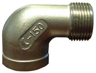 3/4" MNPT x 3/4" FNPT Stainless Steel Street Elbow