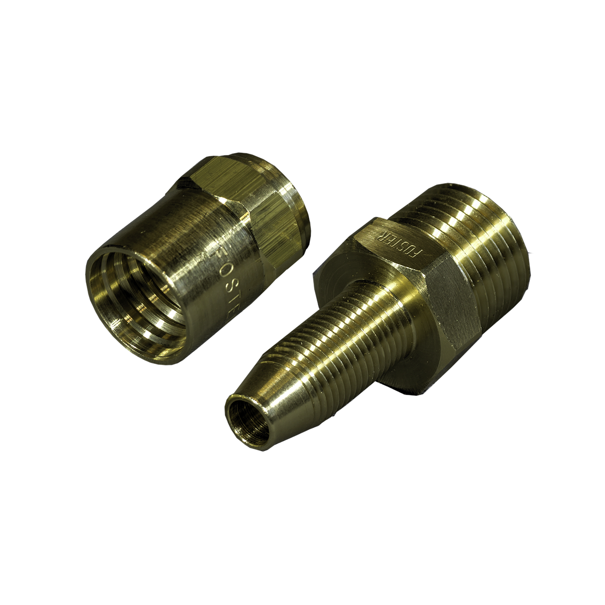 3/8" MPT, 3/8" ID x 5/8" OD Hose
