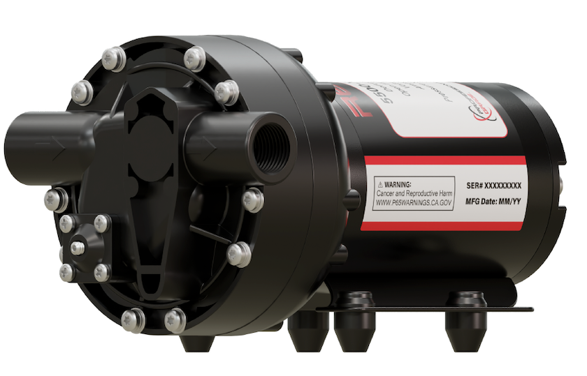 Remco 5537-2E3-63B "Extreme Duty" Electric Diaphragm Pump (5.3GPM/60PSI, Bypass)