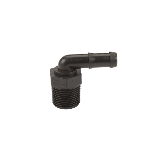 3/4" Male Thread x 1/2" HB Elbow Fitting