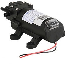 SLV10-AA40 Automatic Demand 12V Diaphragm Pump with On/Off Switch (1 gpm, 25 PSI On, 40 PSI Off)