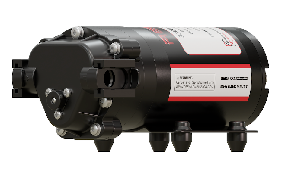 Remco 3313-2E1-82B Electric Diaphragm Pump (2.2GPM/60PSI, Bypass)