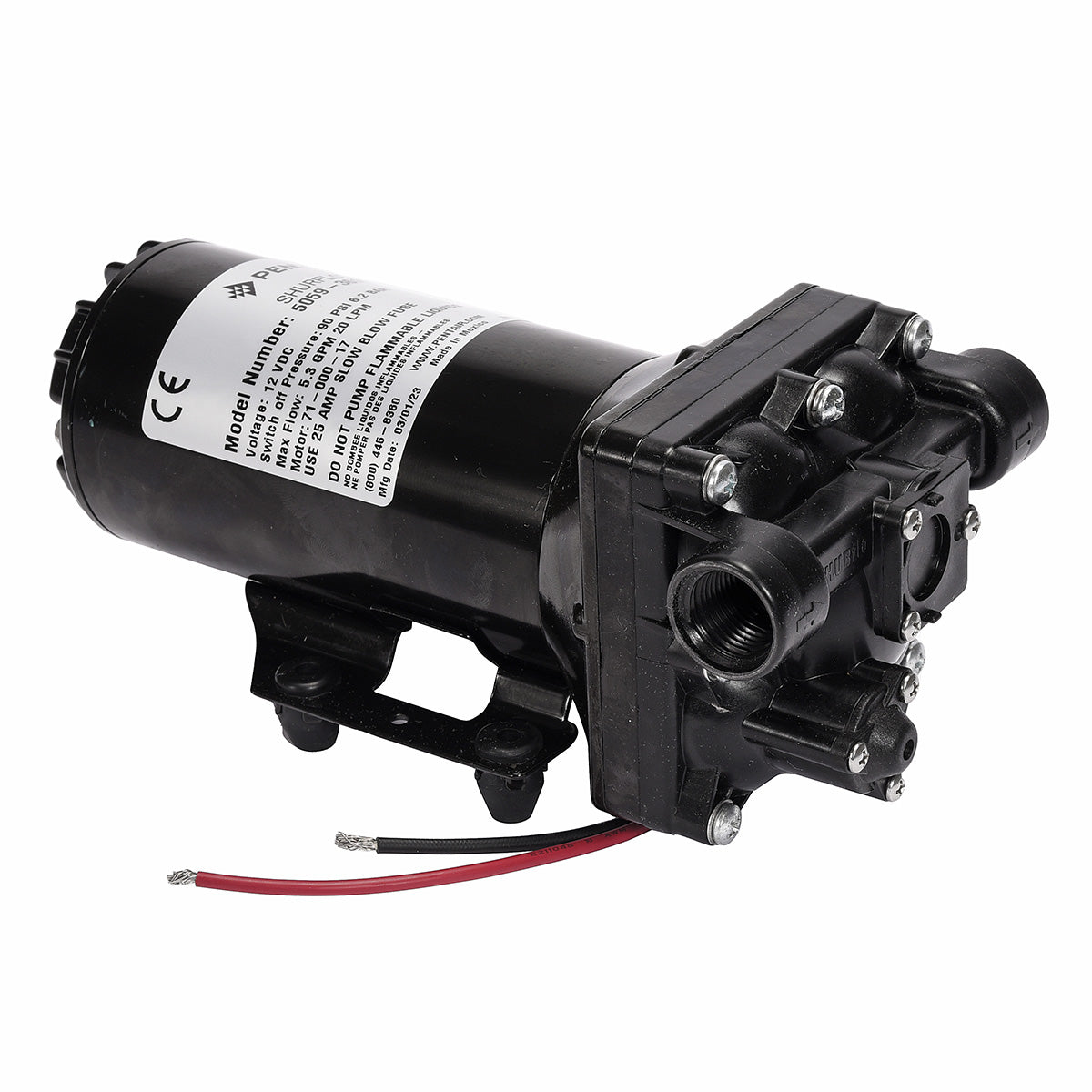 5059-3610-D011 High Flow Bypass 12VDC Pump (5.3 gpm, 90 psi)