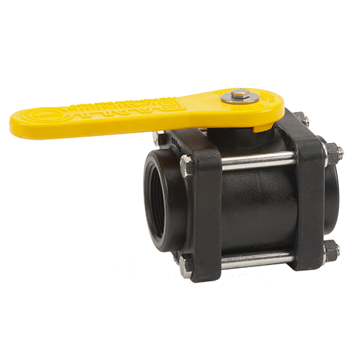 1-1/2" Full Port Poly Ball Valve