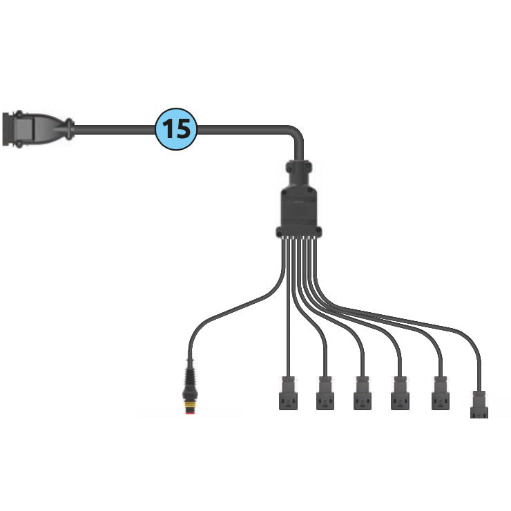 Arag 5 Section Cable - Control Box to Valves
