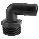 1/4" Male Thread x 1/2" HB Elbow Fitting