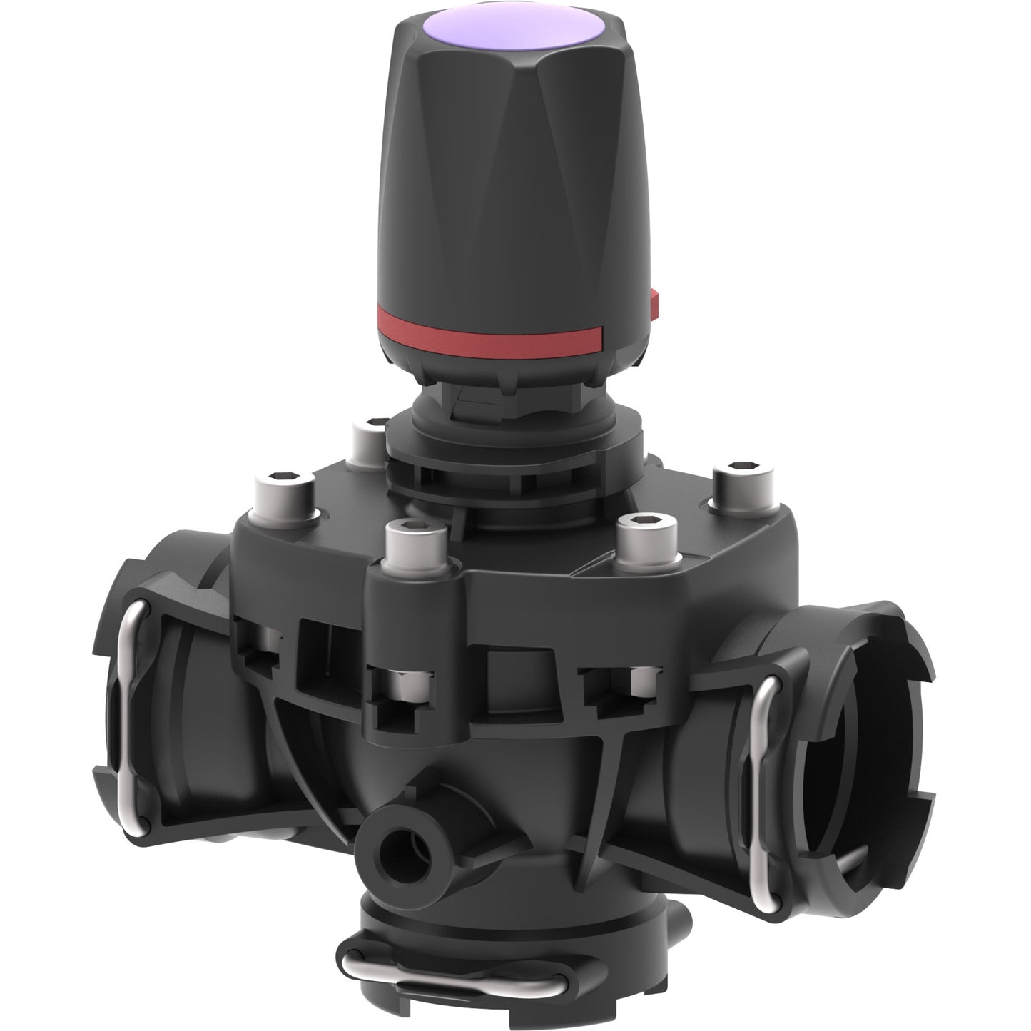 Manual Diaphragm Pressure Relief Control Valve with Fork Coupling (T6F)