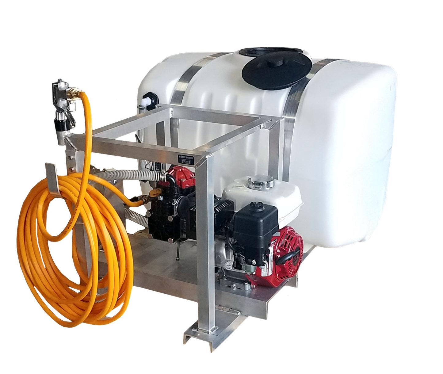 Kings Sprayers 100 Gallon Skid Sprayer with 10 gpm Diaphragm Pump