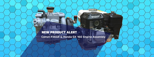 New Product Alert: Comet P36GR & Honda GX 160 Engine Assembly