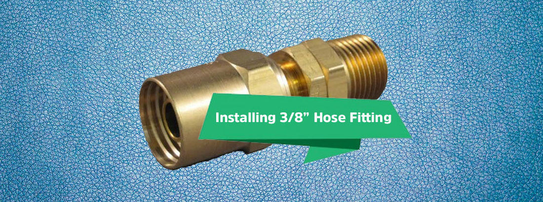 How to Install a 3/8" Reusable Hose Fitting