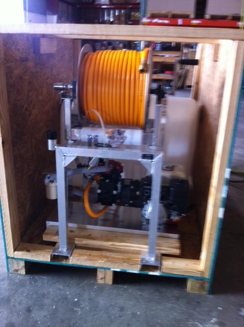 See Our New Sprayer Crating Process