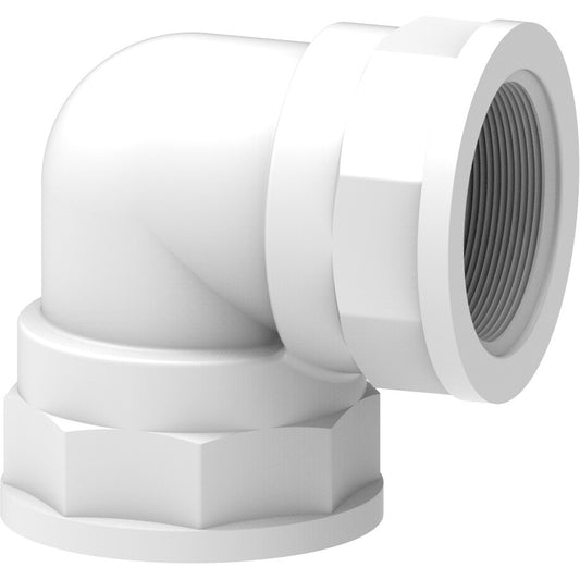 3/4" Female x Female NPT Elbow Coupler - Nylon (PA)