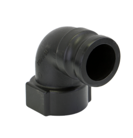 2" 90° Male Adapter X 2" Female Thread Poly Cam Lever Coupling
