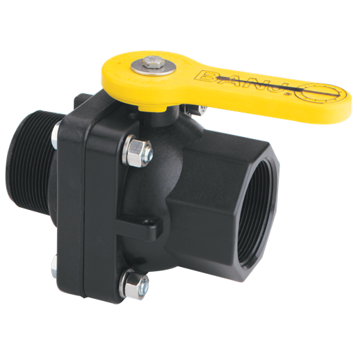 2" FNPT x 2" Male NPT Standard Port "Stubby" Valve