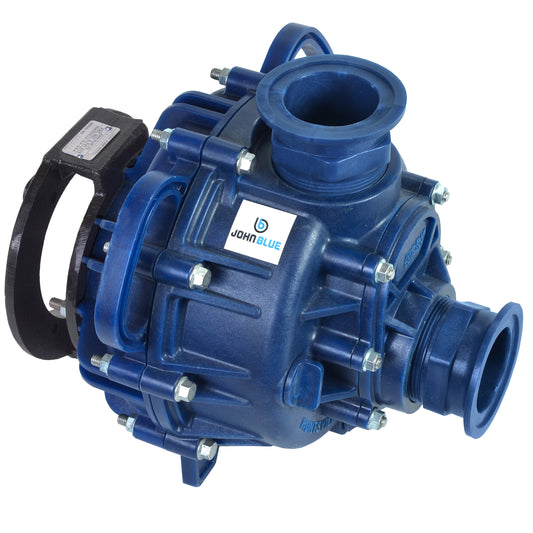 John Blue PSP-3340-BSFLG 3" Flanged Poly Self-Priming Centrifugal Pump for 1" Shaft