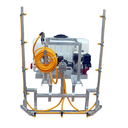 Kings 50 Gallon Skid Sprayer, 6.5 GPM, 362 PSI, Diaphragm Pump, 5.5 HP Engine, 12' Electric Boom, Model KS50