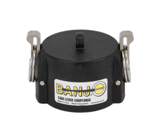 2" Cam Lever Dust Cap with Short Arms & Rings