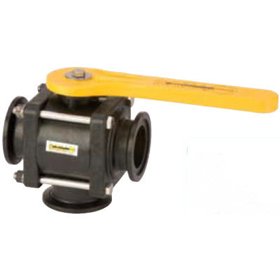 2" 3-Way Bottom Load Full Port Manifold Flanged Valve