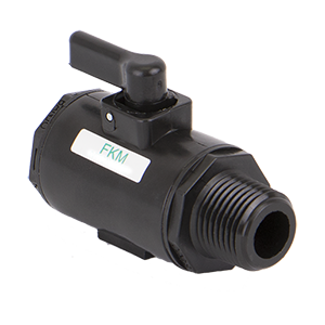 1/2" Female x Male NPT Poly Micro Valve