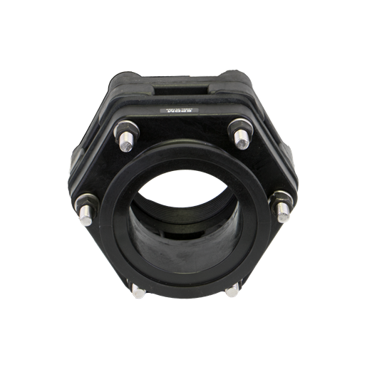 3" Flange X 3" Female Thread Bottom Drain Bolted Tank Fitting with EPDM Gasket