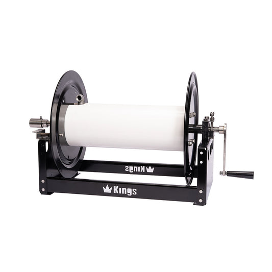 Kings 18" Manual Hose Reel w/ Stainless Steel Manifold, Steel, 5000 PSI Rating, Model KR1S18