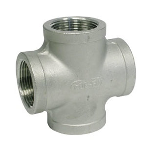 2" FNPT Stainless Steel Cross