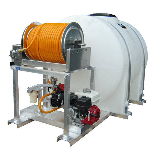 Kings 335 Gallon Skid Sprayer, 9.6 GPM, 580 PSI, Diaphragm Pump, Honda GX160, Electric Hose Reel, Model KS335