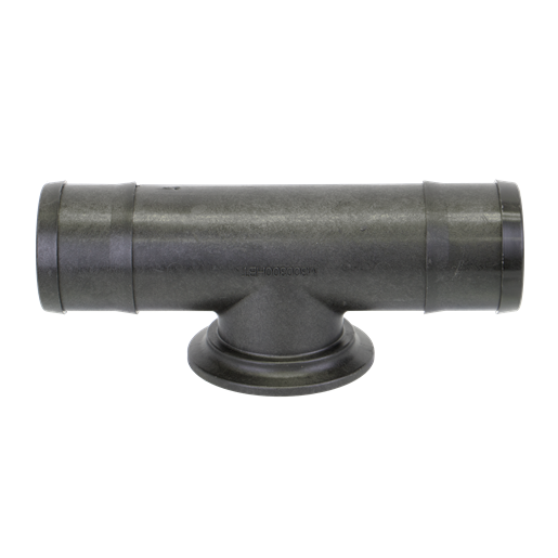 3" Flange X 3" Hose Barb Tee