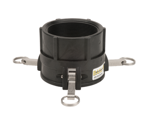 4" Female Coupler X 4" Female Thread Poly Cam Lever Coupling