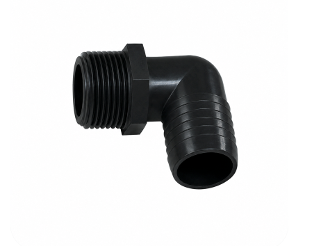3/4" MNPT x 3/4" HB Poly Elbow