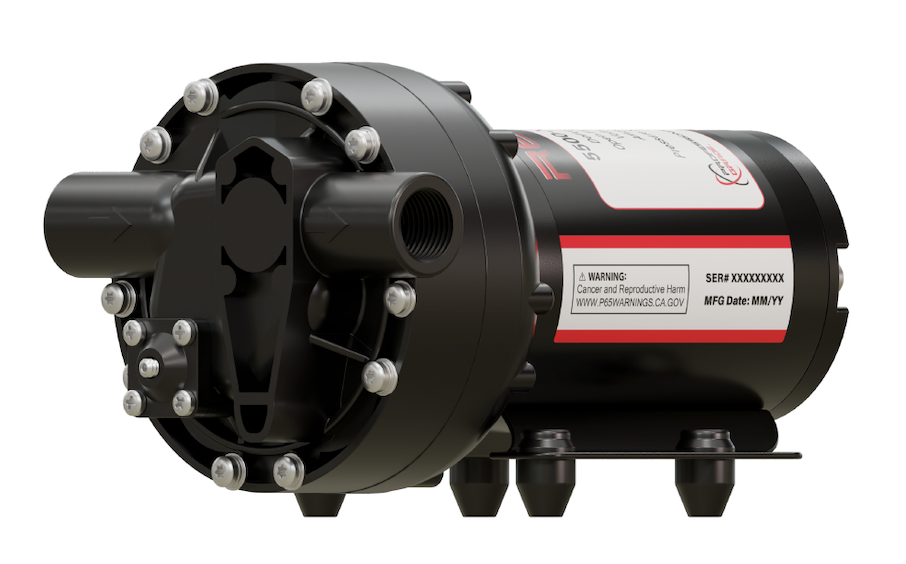 Remco 5536-2E1-63B Electric Diaphragm Pump (4.0GPM/60PSI, Bypass)