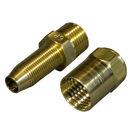 1/2" MPT, 1/2" ID x 7/8" OD Hose