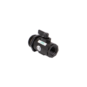 1/2" Female x 1" Male NPT Poly Micro Valve