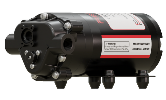 Remco 3321-2E1-82B Electric Diaphragm Pump (1.2GPM, 60PSI, Bypass)
