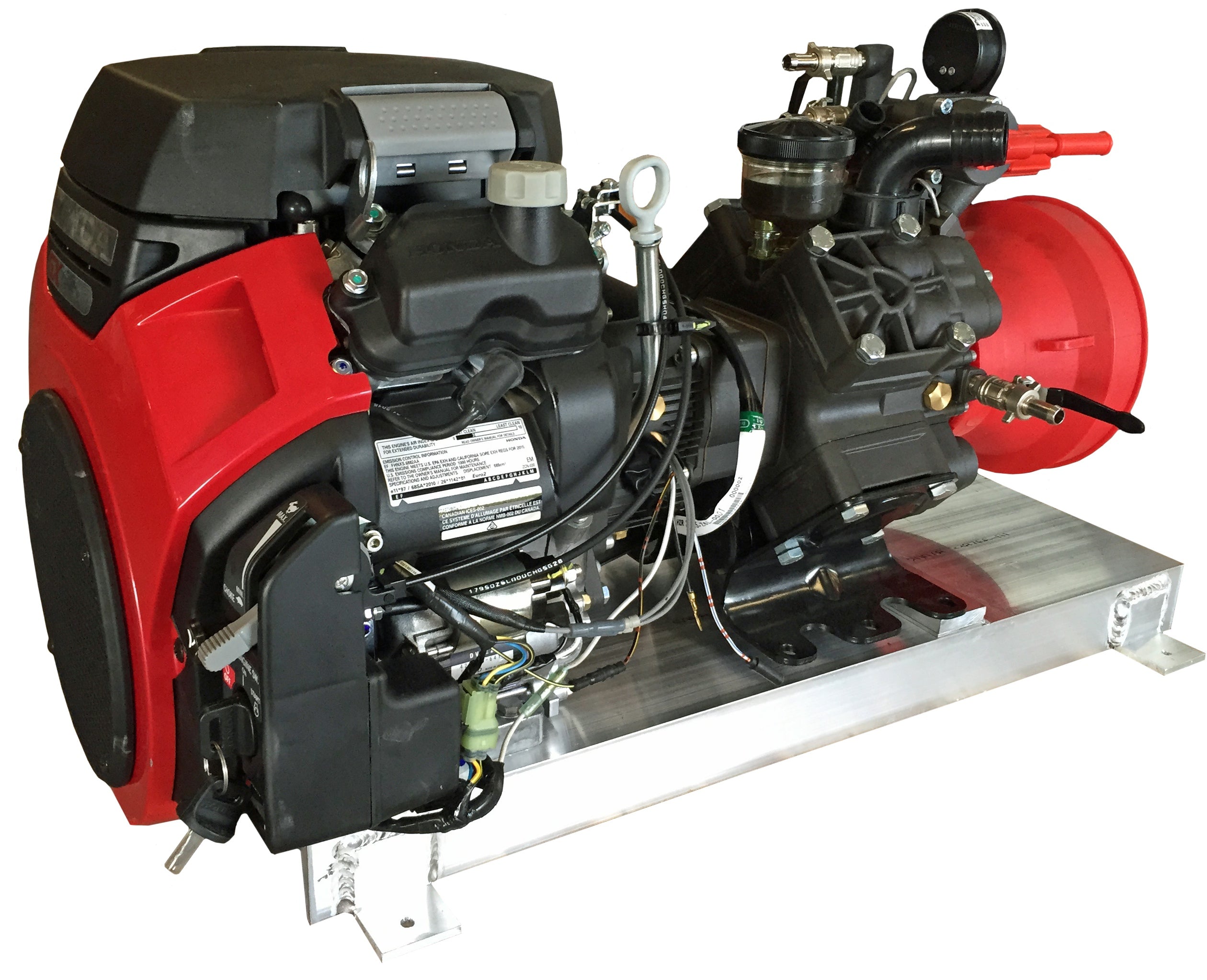 HONDAGX35エンジン Hypro D1064GRGI & Honda GX630 Electric Start Engine Assembly